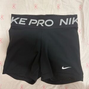 Nike Women's Black Pro Athletic Shorts